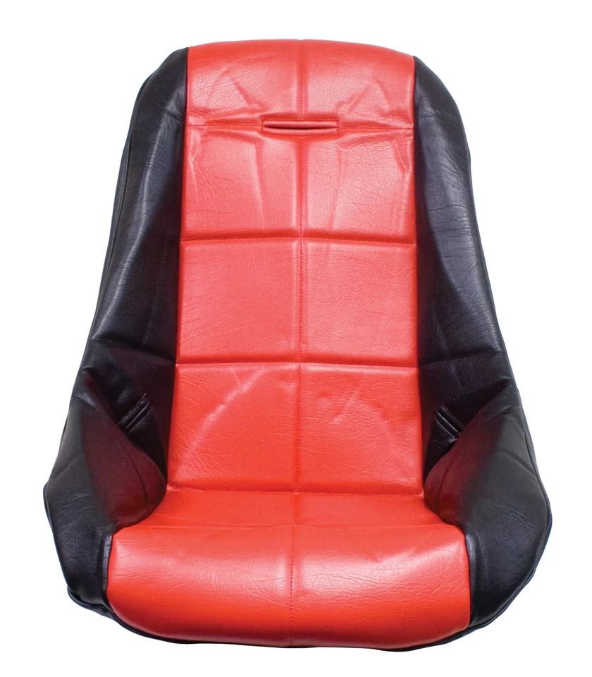 Empi Black and Red Seat Cover for Low Back 62-2400 Poly Seat - Each 62-2410-0 - Image 1 of 1