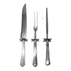 Juego de cuchillos para tallar Wm Rogers & Sons 1931 International Silver Paris estuche de 13,25" - Imagen 1 de 7