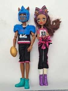Monster High Winning Werewolves CLAWDEEN e CLAWD WOLF 2 confezioni rare HTF - Foto 1 di 10