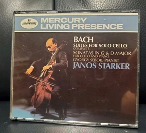 JANOS STARKER / BACH Suites for Solo Cello MERCURY LIVING PRESENCE 2-CD - Picture 1 of 4