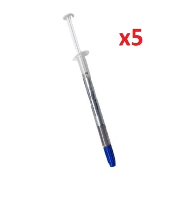 5 tube seringue de pate thermique refroidissement de processeur cpu gpu pc ps4 - Photo 1/3
