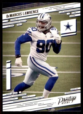 2021 Panini Prestige DeMarcus Lawrence Dallas Cowboys #12 - Image 1 of 2