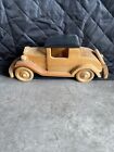 Vintage Handmade Old Model Wooden Car Handcrafted Antique Classical Collectible