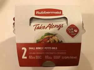 RUBBERMAID TAKEALONGS RUNDE KLEINE SCHÜSSELN 2 STÜCK 3,2 TASSEN - Bild 1 von 3