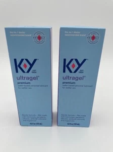 K-Y Ultragel Premium 4,5 fl oz (133 ml) Lote de 2 Exp 1/2026 - Imagen 1 de 6
