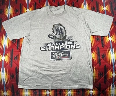 Vintage 2000 New York Yankees World Series Champions Subway T Shirt Men’s XL Y2K - Image 1 of 4