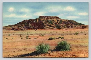 Tucumcari Mountain New Mexico Landscape View VTG Curteich Unused Linen Postcard - Picture 1 of 2