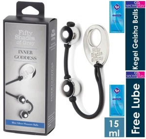 Fifty Shades of Grey Mini Silver Balls | Jiggle Kegel Pelvic Muscles Exerciser - Picture 1 of 8