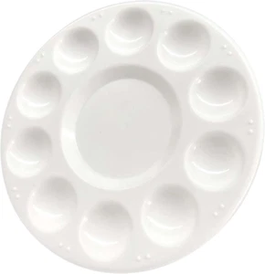 1 Pcs Paint Tray Palette, Paint Palette, White Paint Tray for Kids, Plastic Pale - Picture 1 of 7
