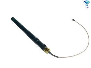 2.4G Antenna Set 3dBi/90°/SMA+10~25cm U.FL Pigtail Adapter WiFi 5/6 Router - Picture 1 of 11