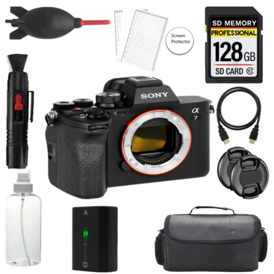 Sony a7 IV Mirrorless Camera + 128GB + Bag+ Screen Protector- Basic Kit - Image 1 of 4