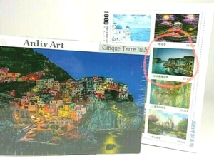 Italia Rompecabezas JUEGO DE DOS 1000 Piezas para Adultos Intelectuales SELLADO NUEVO - Imagen 1 de 8