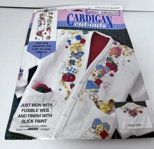 Cárdigan de colección Daisy Kingdom recortados hierro sobre pasador cinta de medida costura - Imagen 1 de 4