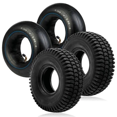 Tyre 3.00-4 Pneumatic Mobility Scooter 300x4 260x85 4" Rim x 2 + inner tube x 2