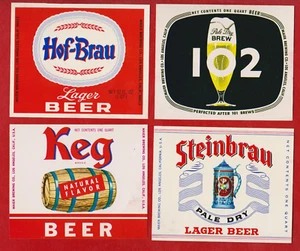 UNITED STATES: MAIER LOS ANGELES BEER LABELS (11) ALL SCANNED - Pack H13 - Picture 1 of 2