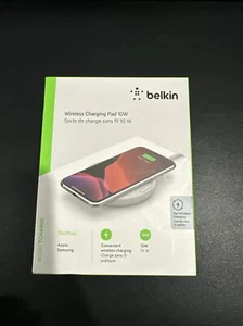 Belkin Boost Charge 10W Wireless Charging Pad WIA001TTWH - White OPEN BOX - Picture 1 of 2