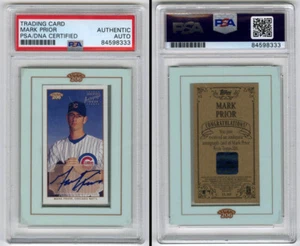 Mark Prior SIGNED 2002 Topps 206 Autograph Card LE Graded PSA/DNA AUTOGRAPHED - Picture 1 of 1