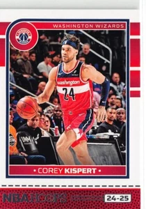 2024-25 Panini NBA Hoops Corey Kispert Base Washington Wizards #142 - Imagen 1 de 2