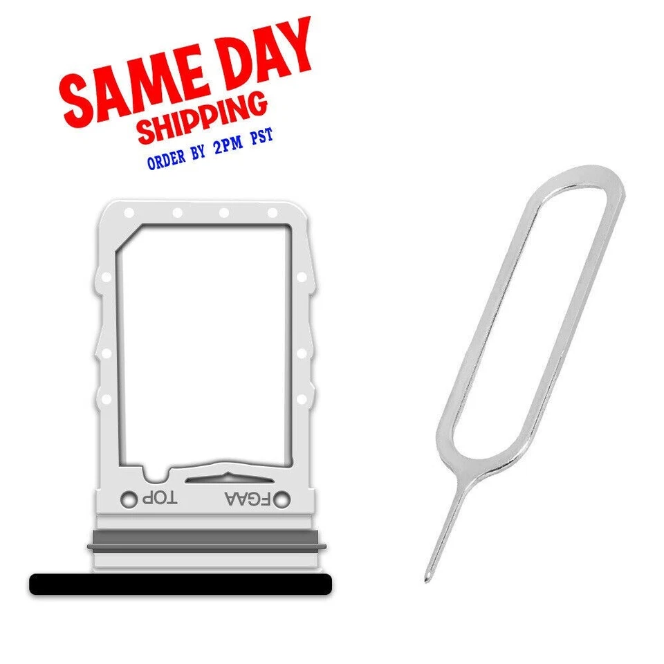 Delicate Single SIM Card Tray Holder f Samsung Galaxy Z Flip 3 5G SM-F711U Phone - Image 1 of 1