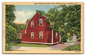 Betsy Williams Cottage in Roger Williams Park Providence Rhode Island Postkarte - Bild 1 von 2