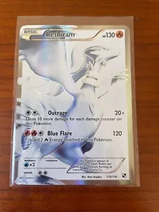 Pokemon TCG Card Game Reshiram Full Art Holo Black & White 113 - Picture 1 of 6
