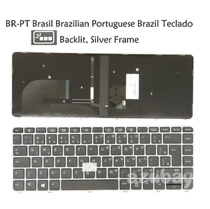 Teclado para computadora portátil Brasil para HP Elitebook 745 G3 G4, 840 G3 G4, 848 G3 G4 retroiluminado - Imagen 1 de 5