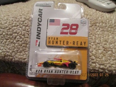 INDYCAR DRIVER RYAN HUNTER-REAY 1-64 SCALE RACE CAR 2021 NTT SERIES # 28 - Image 1 of 4