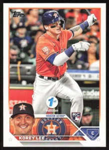 Topps 2023 primera edición #90 Korey Lee Houston Astros - Imagen 1 de 2