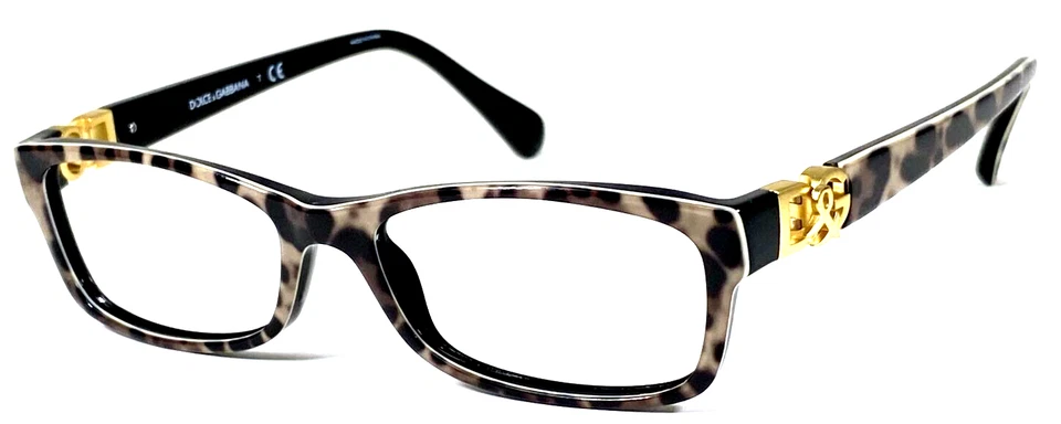 Marco de gafas Dolce & Gabbana DG3147P 1995 beige estampado de leopardo 51-16-135 Foto 1 de 4