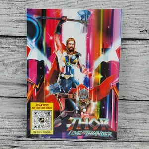 Juego de 4 cartas exclusivas 2022 D23 Expo Marvel Thor Love And Thunder - Imagen 1 de 2