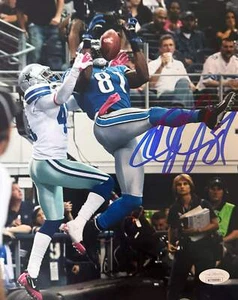 Calvin Johnson Detroit Autographed Photo 8x10 JSA - Picture 1 of 1
