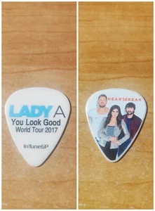 Lady Antebellum Lady A 2017 You Look Good Tour country Band logo Guitar Pick - Picture 1 of 3
