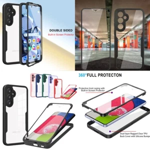 Full Case Phone Cover Built-in Screen Protector For Samsung Galaxy A16 A35 A55 - Picture 1 of 21