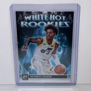 2023-24 Donruss Optic Keyonte George White Hot Rookies #12 Utah Jazz RC - Bild 1 von 2
