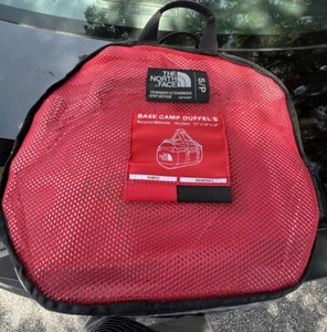 The North Face Small 50 Liter Base Camp Duffel Red Color Brand New Sealed In Bag - Picture 1 of 8