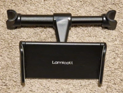 Universal Headrest Back Seat Car Holder Mount for iPad Fire Samsung Tablets - Image 1 of 4