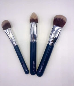 Lookfantastic 3 Piece Face Brush Set/ Large Foundation-Angle Precision-Pointed - Picture 1 of 4