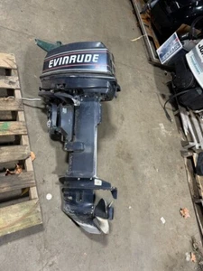 1996 Evinrude 25 hp Outboard Boat Motor Engine Johnson 20" Runs Well Prop - Picture 1 of 10