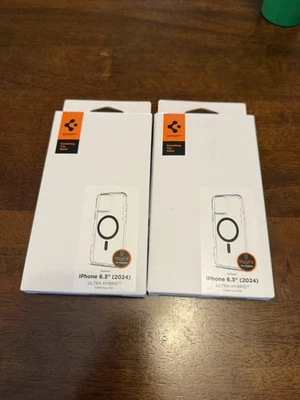 Spigen iPhone 16 Pro Case Ultra Hybrid 6.3” Lot Of 2 - Image 1 of 2