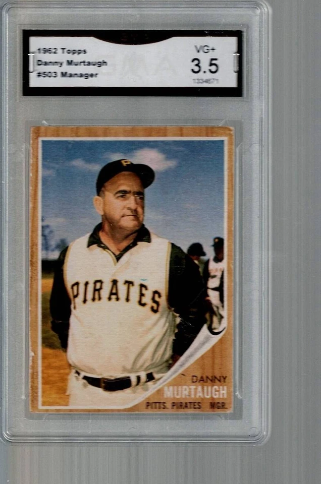# 503   DANNY  MURTAUGH  1962      topps  GMA  3.5 - Image 1 of 1