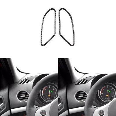 Carbon Fiber Side Air Vent Outlet Cover For Alfa Romeo 159 Brera Spider 2004-11 - Image 1 of 4