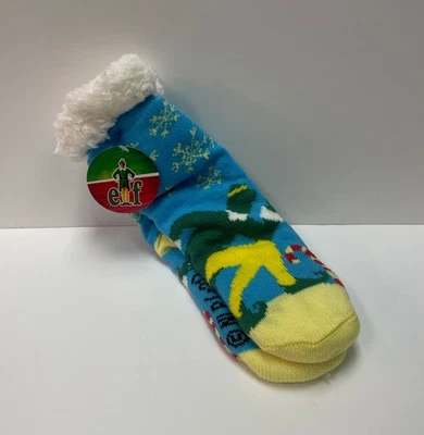 Calcetines forrados Sherpa unisex inspirados en la película de Elf Foto 1 de 4