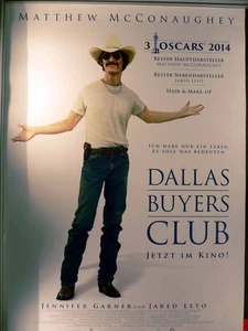 Dallas Byers Club - Filmposter A1 84x60cm gerollt - Picture 1 of 1