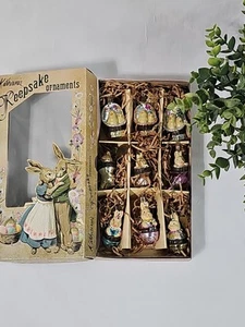 RARE! Katherines Collection Hinged Trinket Box Ornaments Bunny Rabbit Keepsake - Picture 1 of 24