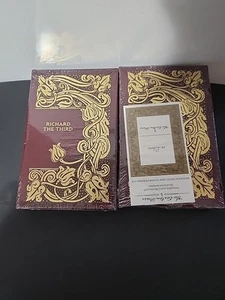 Richard the Second & Richard The Third, Shakespeare, Easton Press Collector's - Imagen 1 de 3