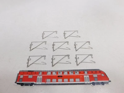 8X Märklin H0 7025 Metall Ausleger Per 7021 Turmmast Oberleitung Mint #EE646-0,5 - Immagine 1 di 3