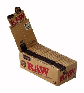 2 Boxen (50 Heftchen) RAW Classic Papers 1 1/2 Format, 32 Blättchen pro Heftchen - Picture 1 of 3