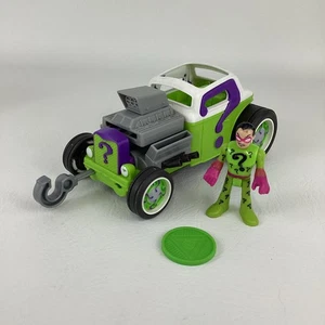Fisher Price Imaginext DC Super Friends The Riddler Figura Hot Rod Car Lote - Imagen 1 de 12