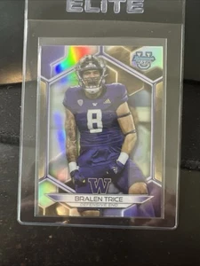 2023 Bowman's Best University BRALEN TRICE Refractor #76 Washington Huskies Ra - Picture 1 of 1
