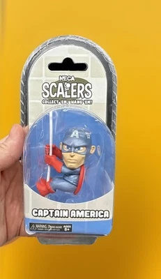 Minifigura para cables y cables Neca Scalers Marvel CAPITÁN AMÉRICA Avengers ¡NUEVA! Foto 1 de 4